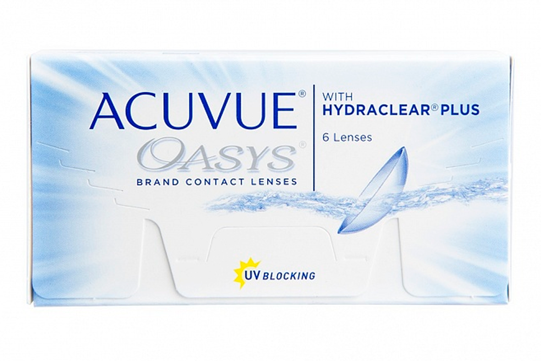 Контактные линзы - Acuvue Oasys with Hydraclear plus (6 линз)